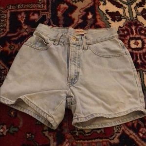 Vintage high waisted jean shorts